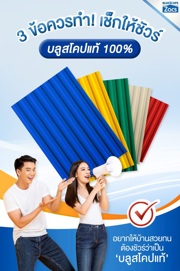 นูโว บลู บลูสโคป แซคส์ (BLUESCOPE ZACS®)