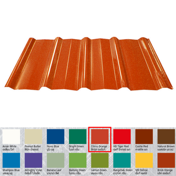 ซิตรัส โอเร้นจ์ บลูสโคป แซคส์ (BLUESCOPE ZACS®)