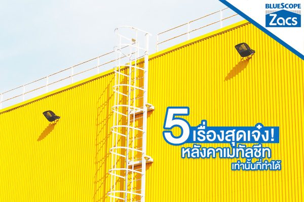 เอ็มจี เยลโล่ บลูสโคป แซคส์ (BLUESCOPE ZACS®)