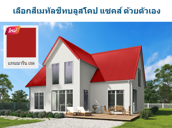 แทมมารีน เรด บลูสโคป แซคส์ (BLUESCOPE ZACS®)